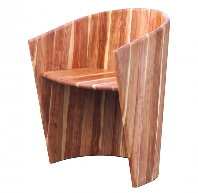 Sessel aus Zwetschgenholz