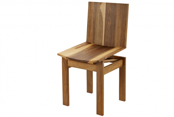 tabouflex en noyer avec dossier allongé